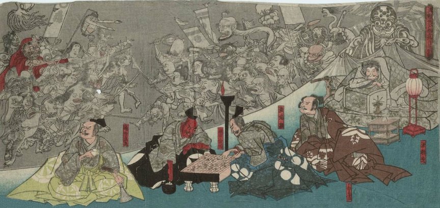 パピルス画 Kuniyoshi Project